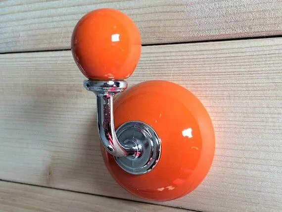 Patère Murale Design Orange