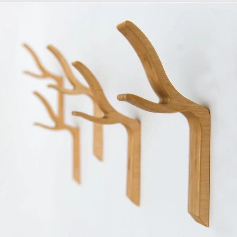 Patère Murale Bois Branche d'Arbre