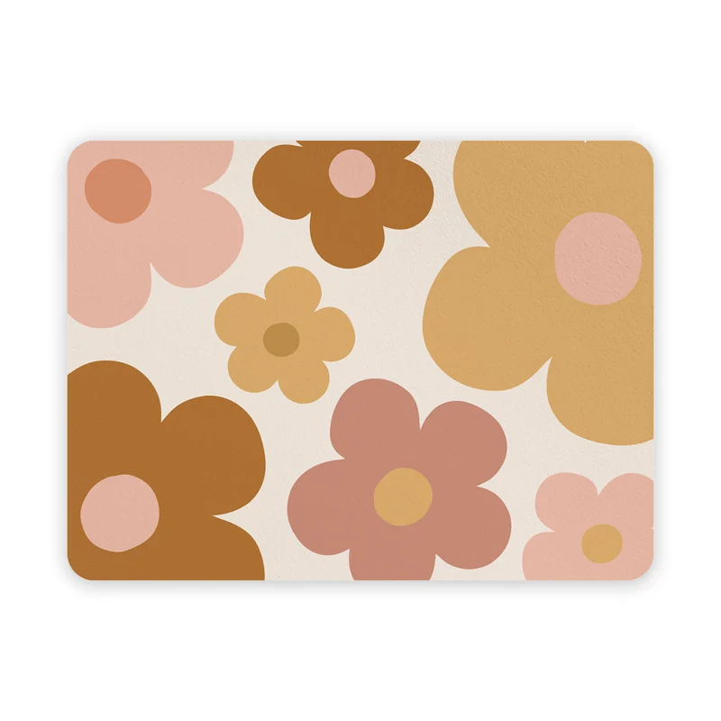 Sets de table Groovy Daisy pour le petit-déjeuner des enfants, fantaisie