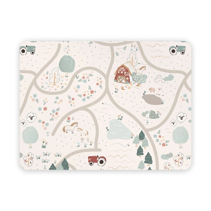 Napperons de petit-déjeuner pour enfants Happy Farm Map