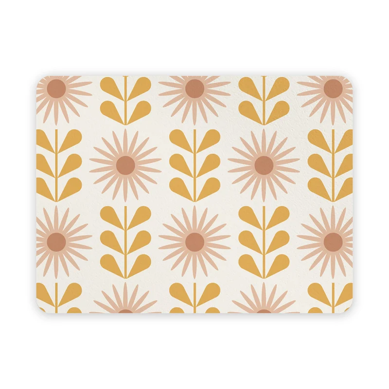 Set de table à motif fleuri - Plus de formes disponibles