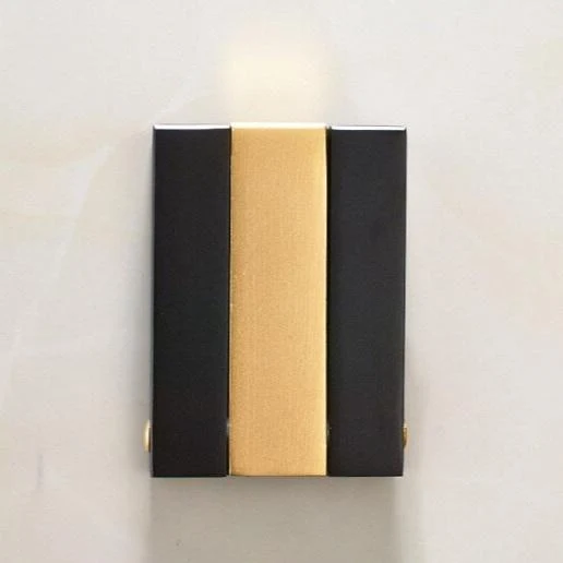 Porte Manteau Mural Design Noir et Or