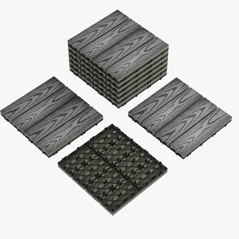 Dalles terrasse clipsables 30x30 sol extérieur intérieur