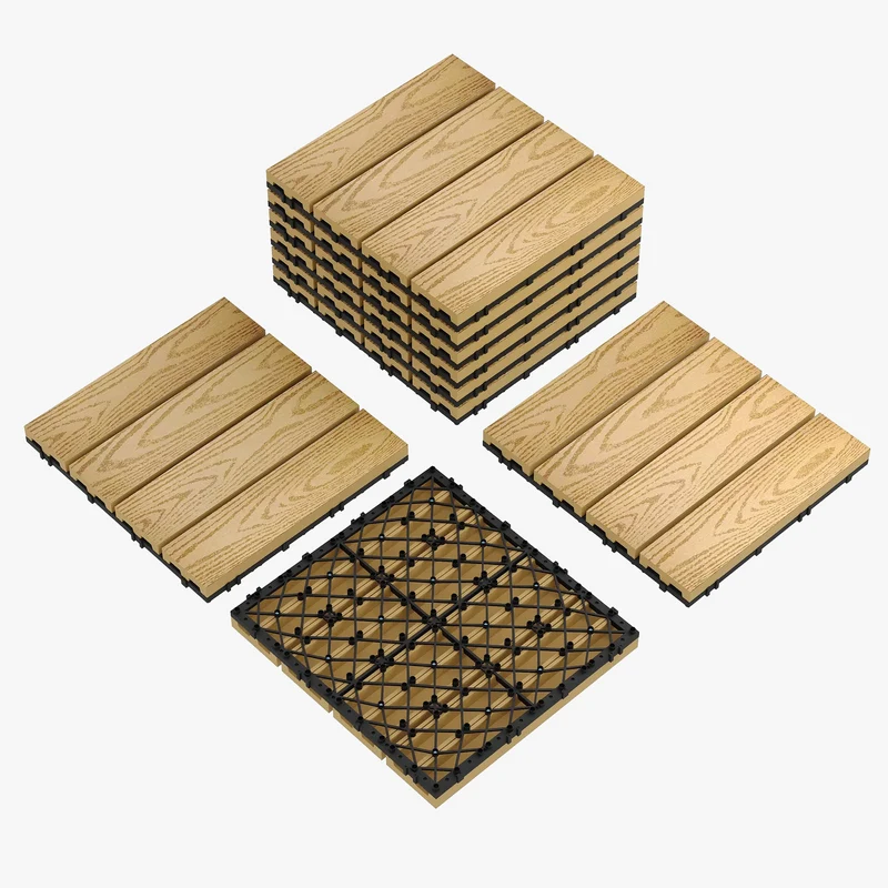 Dalles terrasse clipsables 30x30 sol extérieur intérieur