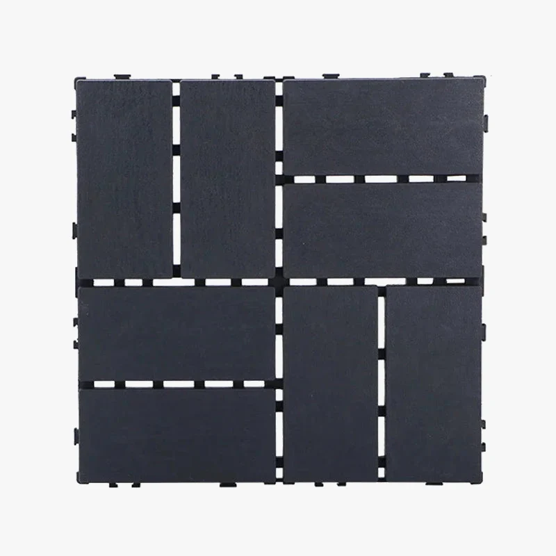 Dalle sol clipsable 30x30cm plastique effet bois extérieur