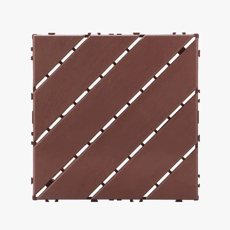 Dalles de sol extérieur clipsables plastique 30x30cm