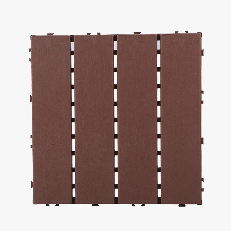 Dalle de sol clipsable plastique 30x30 caillebotis exterieur