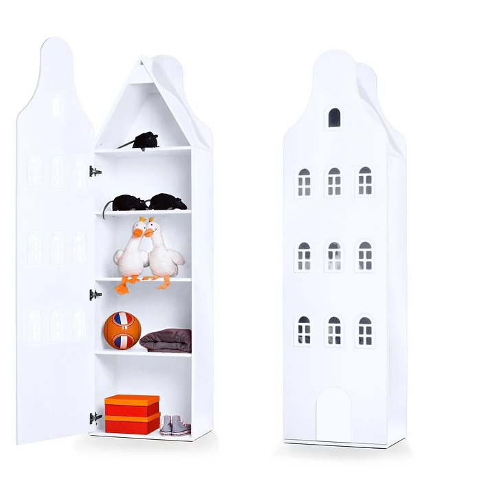 Voici une garde-robe pour enfants néerlandaise - blanche
