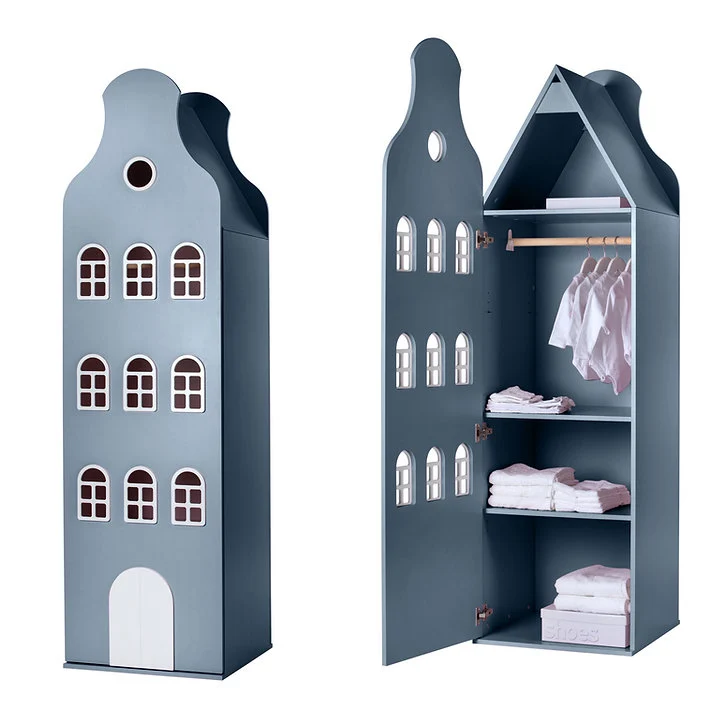 Armoire enfant Palazzo Amsterdam Bellgable. Couleur : gris hollandais.