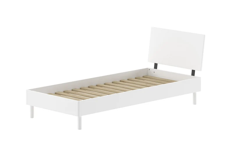 Lit FORREST 90 × 200 cm Hêtre blanc Vipack