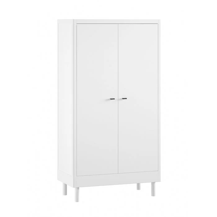 Armoire FORREST en hêtre blanc – 2 portes Vipack