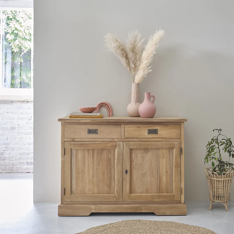 Buffet en teck massif 120 cm