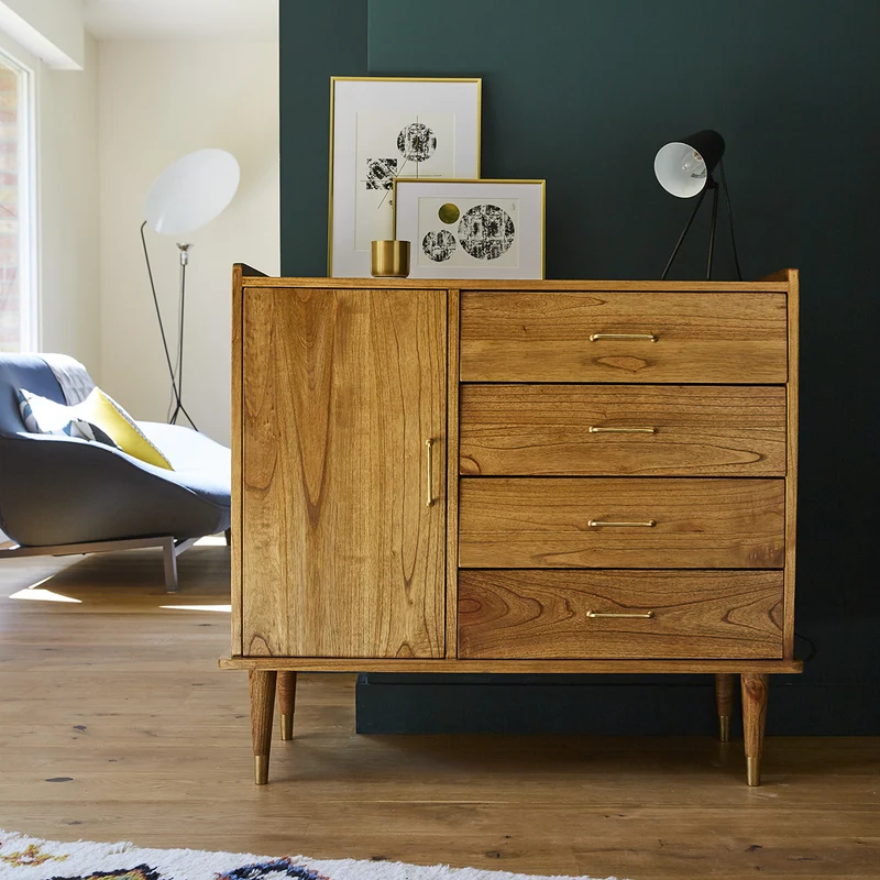 Buffet en mindi massif 105 cm