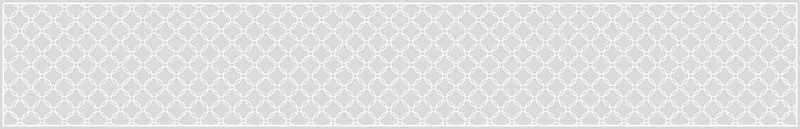 Tapis en vinyle 48 x 298 cm, cercles unis, couleur cendre