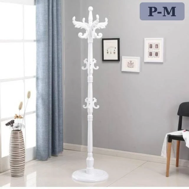 Porte Manteau Bois Artistique Blanc