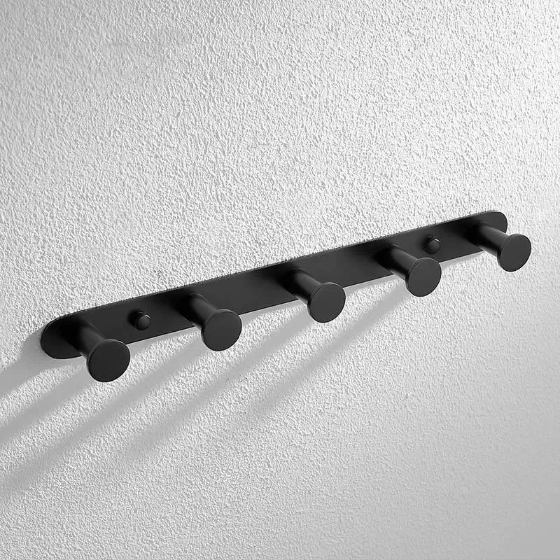 Porte Manteau Mural Design Noir