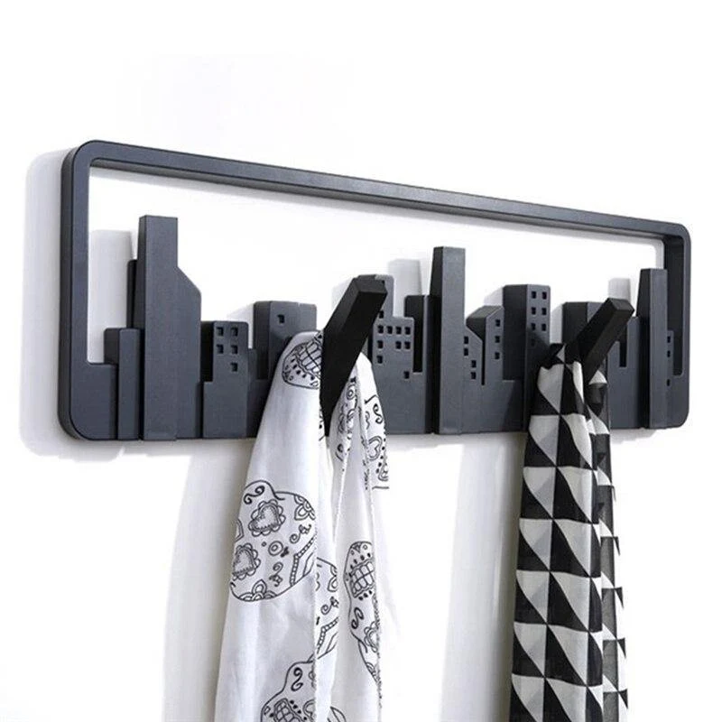 Porte Manteau Mural Design Ville