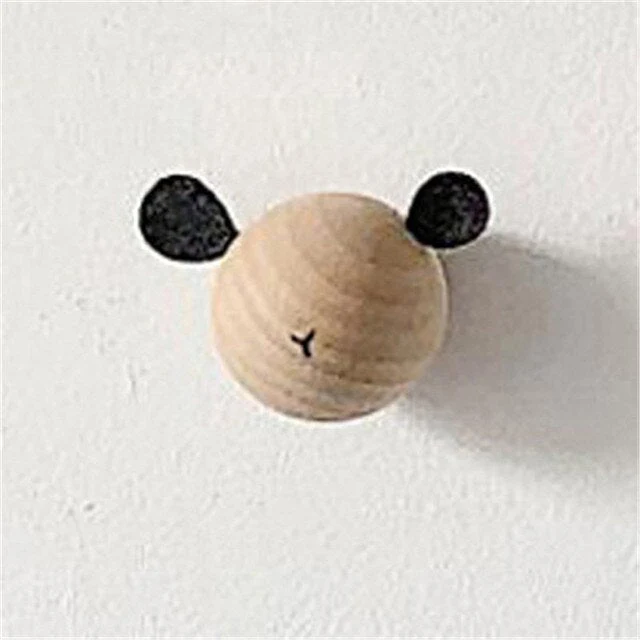 Porte Manteau Mural Bois Boules Bois