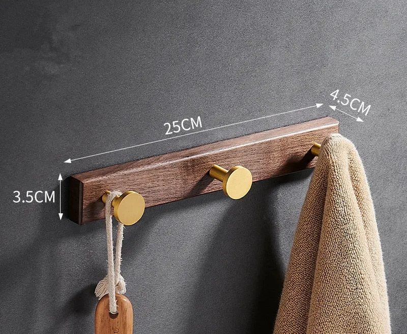 Porte Manteau Mural Bois Vintage