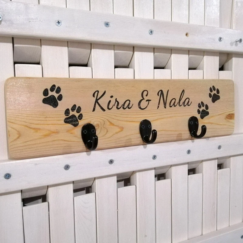 Porte Manteau Mural Bois Kira & Nala