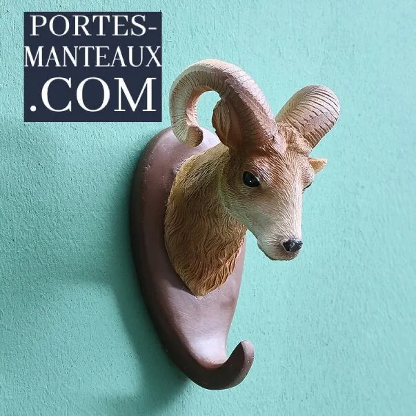 Porte Manteau Mural Original Mouflon