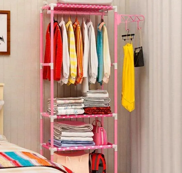 Porte Manteau Vestiaire Rose