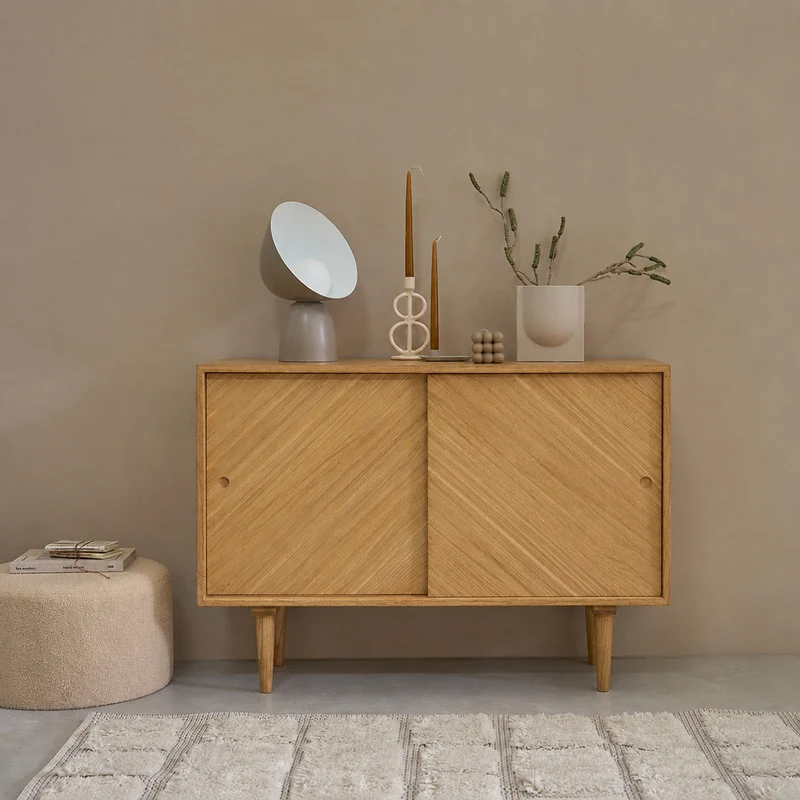 Buffet en mindi massif 120 cm
