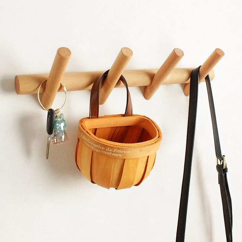 Porte Manteau Mural Bois Design