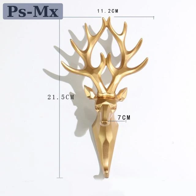 Porte Manteau Mural Original Cerf Royal