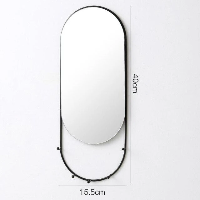Porte Manteau Mural Design avec Miroir