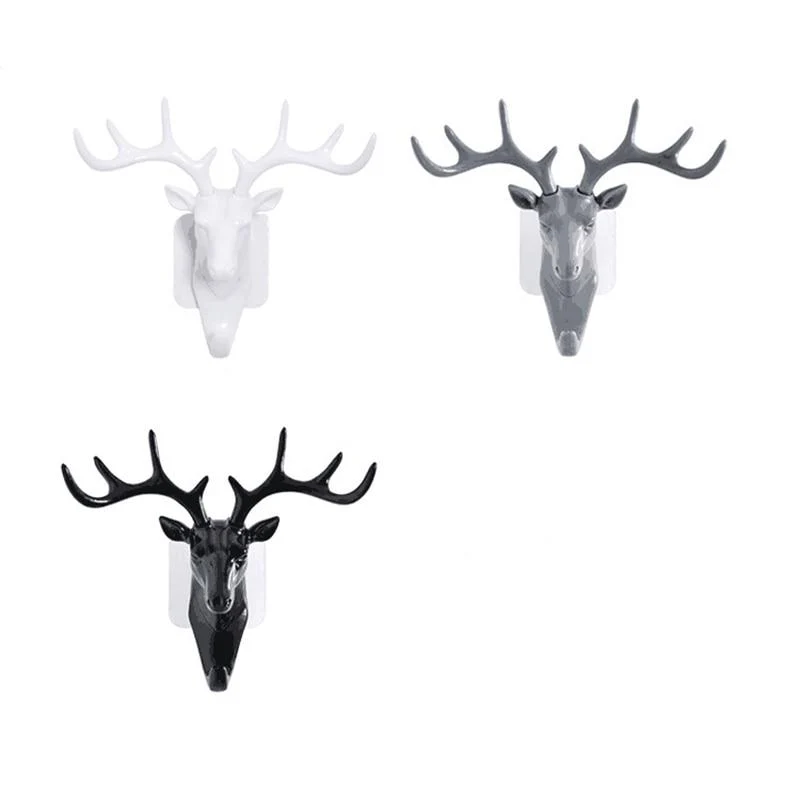 Porte Manteau Mural Design Tête de Cerf