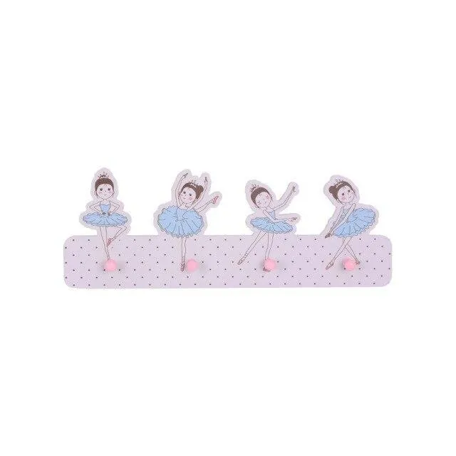 Porte Manteau Mural Design Fille