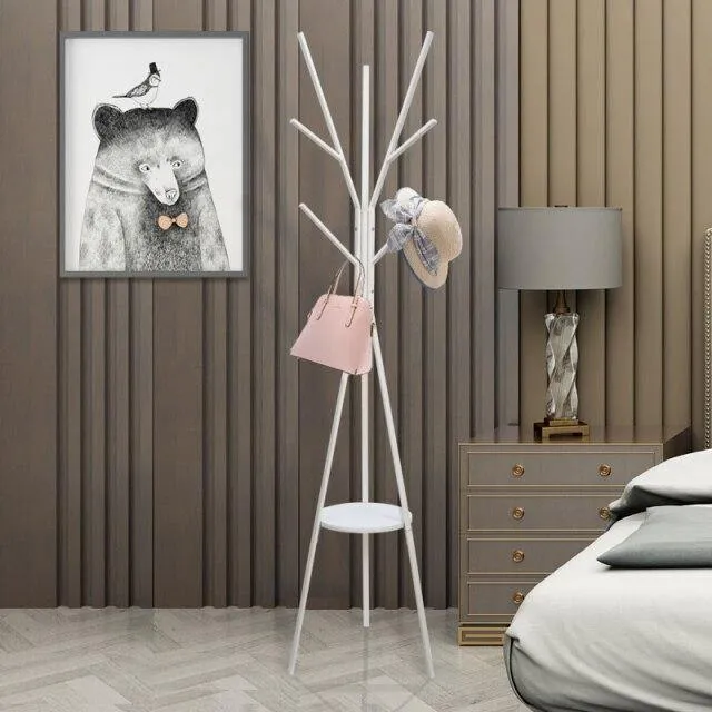 Porte Manteau Design Blanc en forme d'Arbre