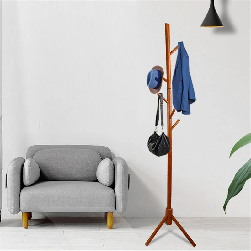 Porte Manteau Bois Marron