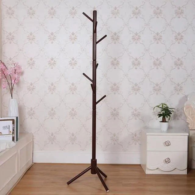 Porte Manteau Bois Café