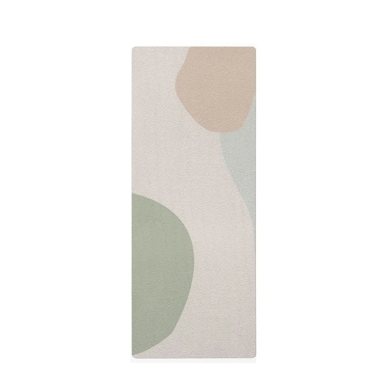 Tapis de yoga abstrait pour enfants - Nom personnalisable - Plusieurs couleurs et tailles disponibles