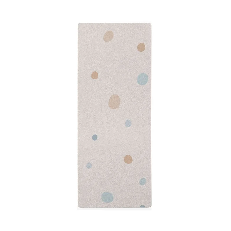 Tapis de yoga à pois pour enfants - Nom personnalisable - Plusieurs couleurs et tailles disponibles