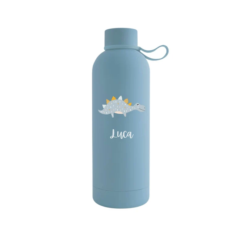 Gourde isotherme personnalisée dinosaure pour enfants 500 ml – Plusieurs modèles disponibles
