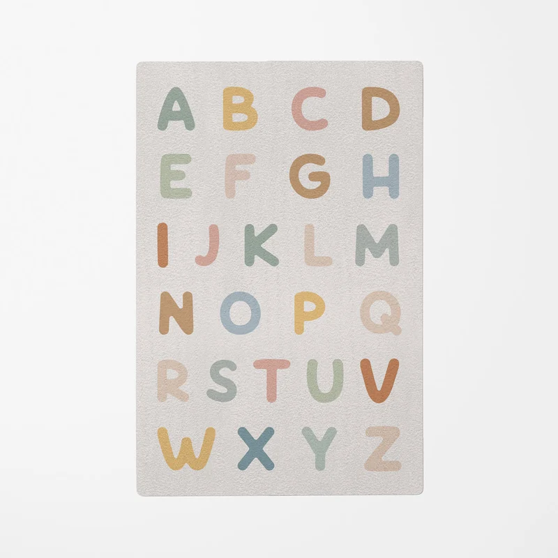 Tapis de jeu lettres et chiffres - Plusieurs tailles disponibles