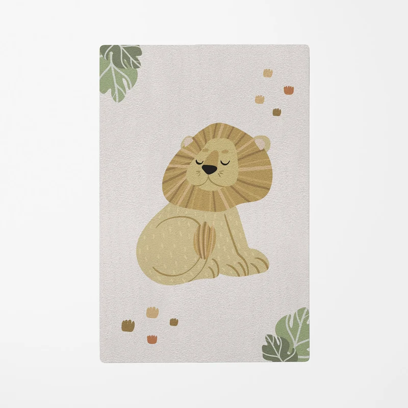 Tapis de jeu Lazy Jungle - Plusieurs couleurs et tailles disponibles - Nom personnalisable