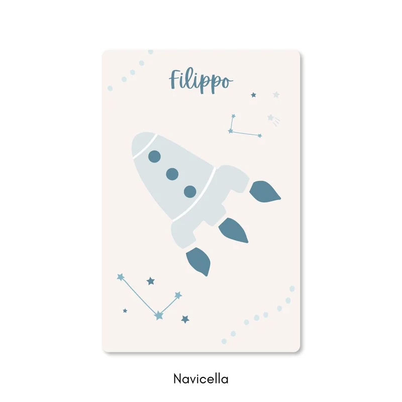 Tapis d'éveil Space Kids - Plusieurs couleurs et tailles disponibles - Prénom personnalisable