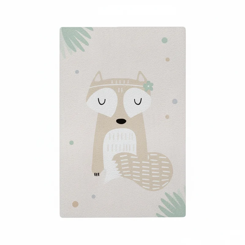 Tapis de jeu Friends of the Woods - Plusieurs couleurs et tailles disponibles - Nom personnalisable