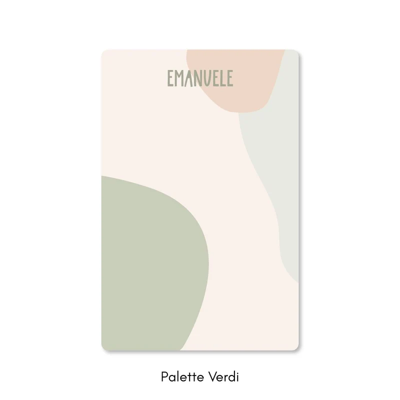 Tapis abstrait pour enfant - Plusieurs couleurs et tailles disponibles - Prénom personnalisable