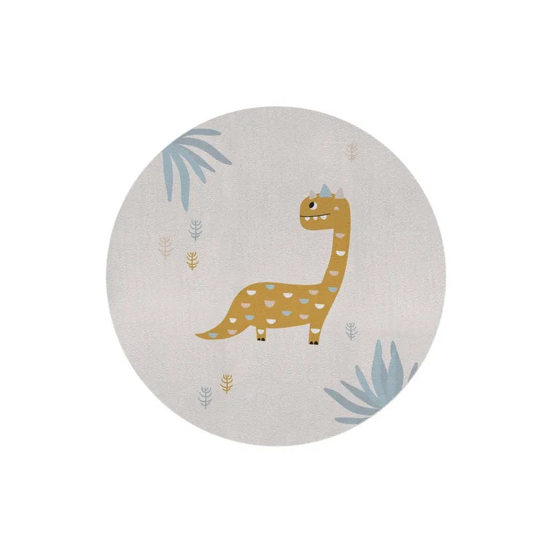 Tapis rond dinosaure pour enfants - Plusieurs modèles disponibles