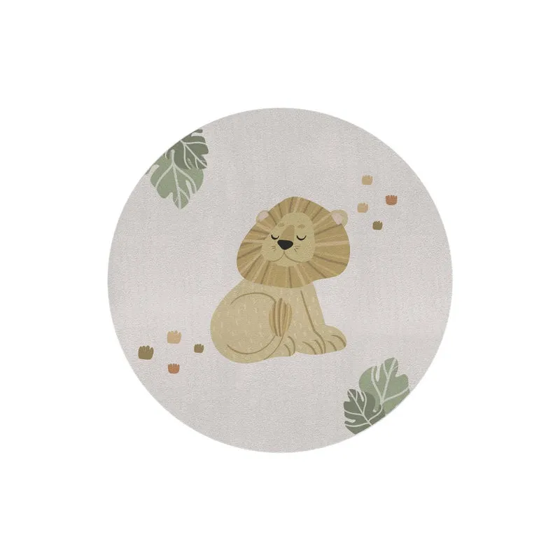 Tapis rond Lazy Jungle Animal - Plusieurs modèles disponibles