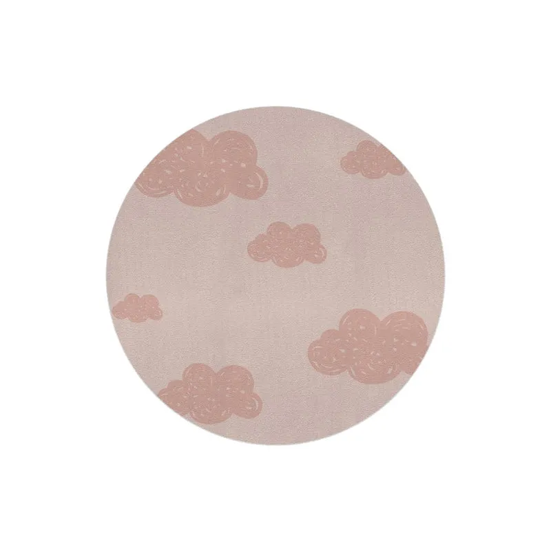 Tapis de jeu rond nuage - Plusieurs couleurs disponibles
