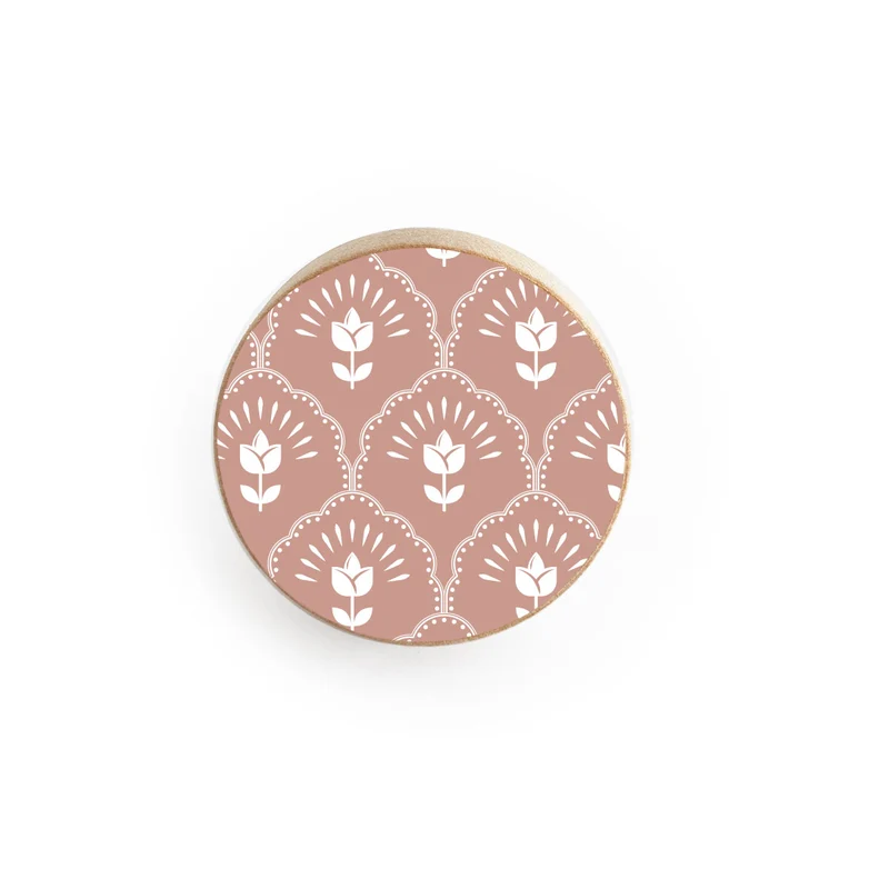 Poignée de porte en bois Quiet Posy Design - Plusieurs couleurs disponibles