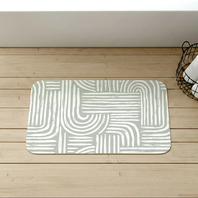 Tapis de bain antidérapant Maze - Plusieurs couleurs et tailles disponibles