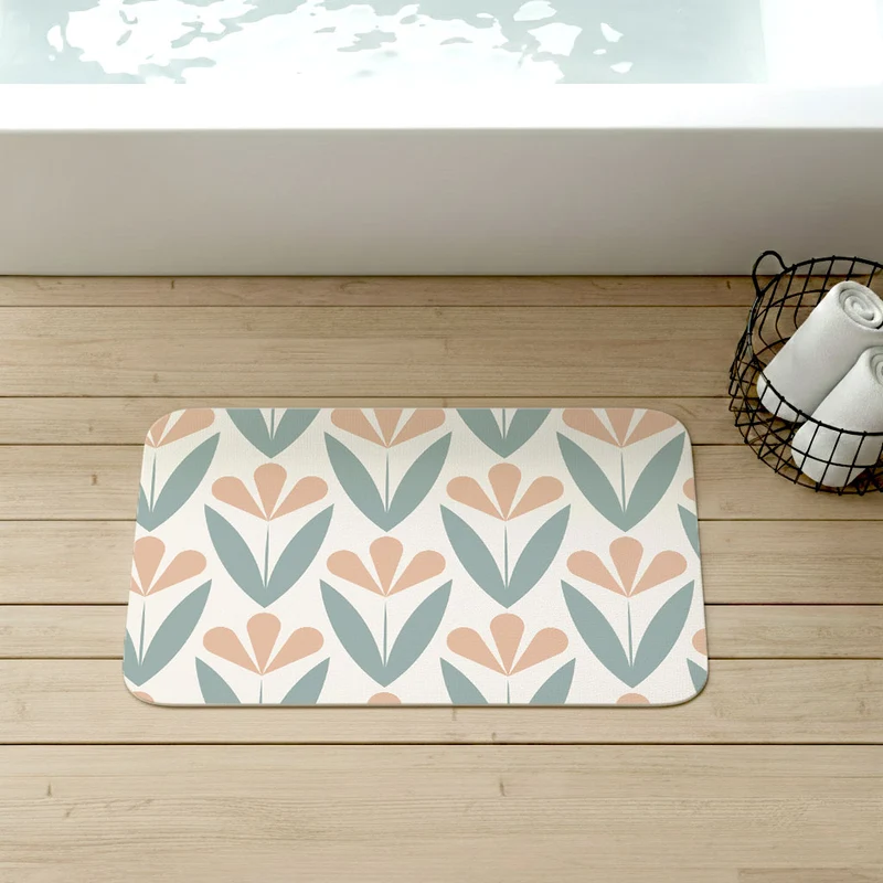 Tapis de bain antidérapant Petal Haze - Plusieurs tailles disponibles