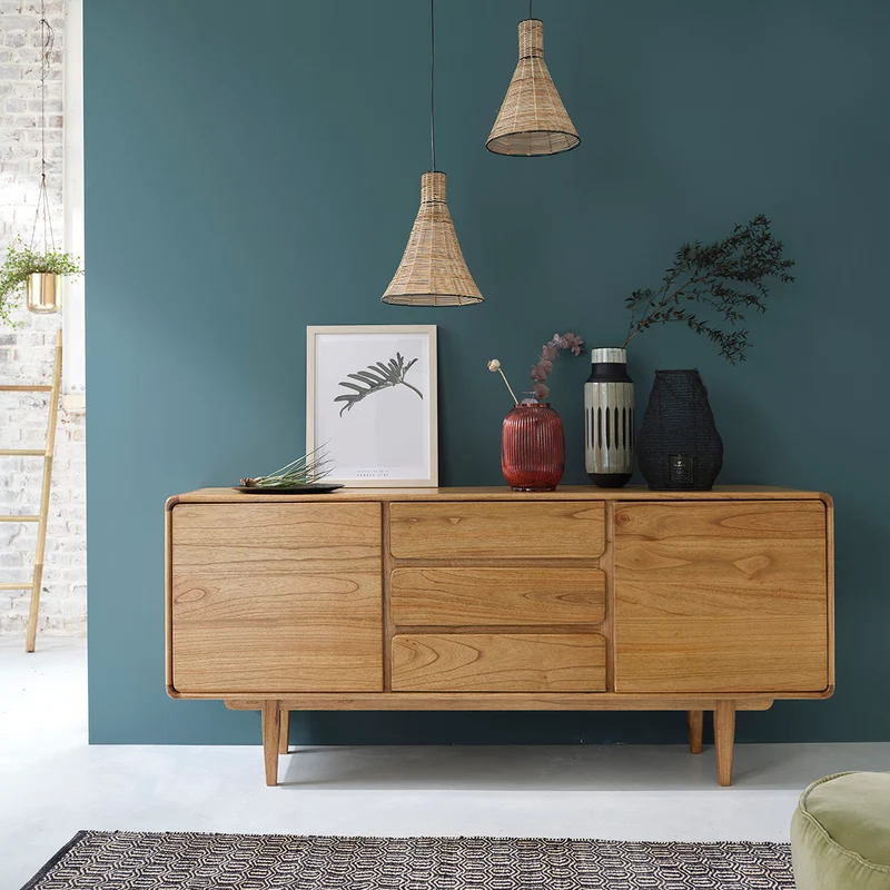 Commode en mindi massif 180 cm